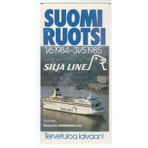Silja Line Suomi-Ruotsi 1/6 1984-31/5 1985