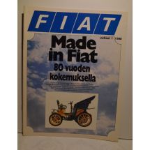 Fiat-Uutiset 1/1980 + taskutietoa Fiat-autoista liite
