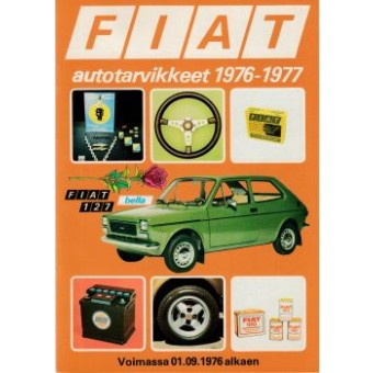 Fiat autotarvikkeet 1976-1977