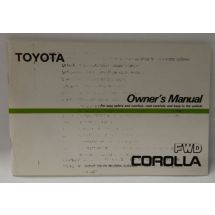Toyota Corolla Owner's Manual