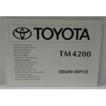 Toyota TM4200-autoradion käyttöohjeet
