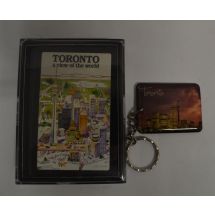 Toronto -pelikortit + avaimenperä