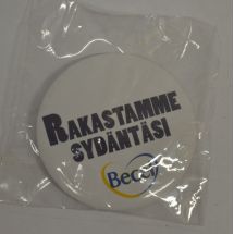 Rakastamme sydäntäsi Becel -rintamerkki