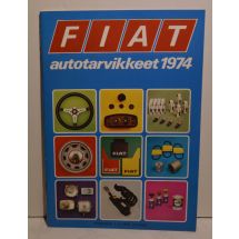 Fiat autotarvikkeet 1974