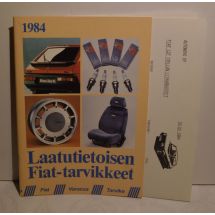 Fiat-tarvikkeet 1984