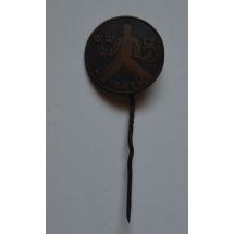 Suomi - Ruotsi maaottelumarssin osallistujamerkki vuodelta 1941