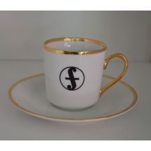 Arabia Fenno mokkakupit + asetit 6 kpl