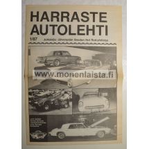 Harrasteautolehti 1/87