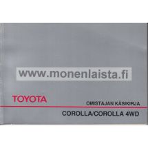 Toyota Corolla/Corolla 4WD omistajan käsikirja