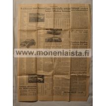 Henkilöautojen hinnat Suomessa 1965 ym. lehtileike