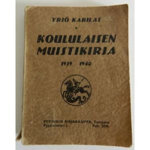 Koululaisen muistikirja 1939-1940