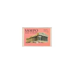 Sampo n:o 1 -tulitikkuetiketti