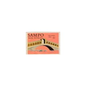 Sampo n:o 2 -tulitikkuetiketti