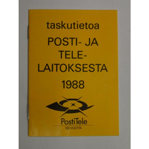 Taskutietoa Posti- ja telelaitoksesta 1988
