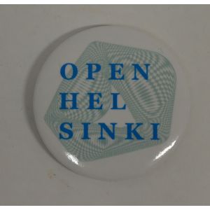 Open Helsinki -rintamerkki