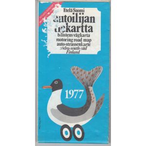Etelä-Suomi autoilijan tiekartta 1977