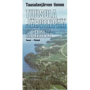 Tuusulanjärven tienoo matkailuesite v.1976
