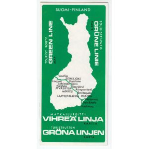 Matkailureitti Vihreä linja -kartta