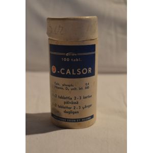 Orion D-calsor pahvipurkki