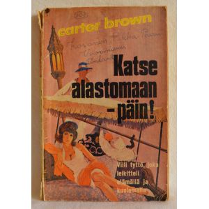 Carter Brown: Katse alastomaan -päin