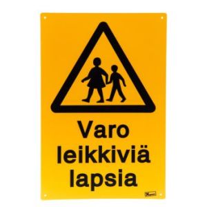 Varo leikkiviä lapsia - opaste