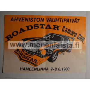 Ahveniston vauhtipäivät 7-8.6.1980 mainos