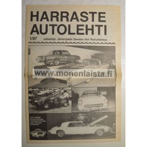 Harrasteautolehti 1/87
