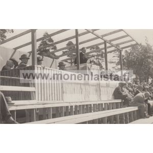 Kokouspuhuja Pallokentällä 1930