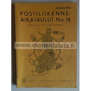 Postiliikenneaikataulut N:o 18