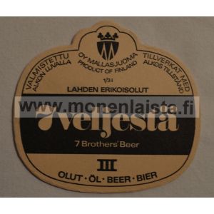 7 veljestä III olut lasinalunen