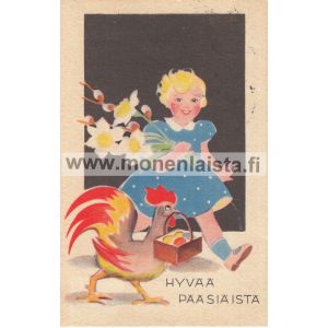 Tyttö ja kukko